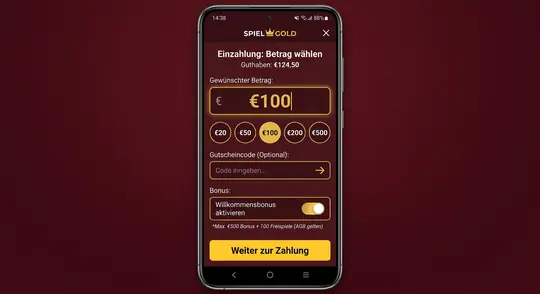 Étape 2 : Définissez le montant et le bonus